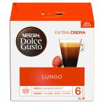 Nescafe Caffe Lungo Capsules for Dolce Gusto Machine Ref 12019900 Packed 48 (3x16 capsules=48 Drinks) 4094766