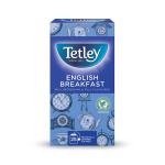 Tetley Individually Enveloped Tea Bags English Breakfast Drawstring in Envelope Ref 1278 [Pack 25] 4096931