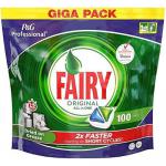 Fairy Professional Dishwasher Capsules All-in-One Original Ref 74639 [Pack 100] 4096983