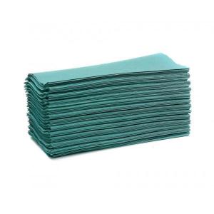 Image of Maxima Hand Towels C-Fold 1-Ply Green 100 Recycled 192 Sheets Per