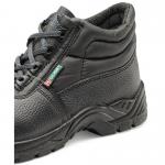 Toelite Boot Leather Comp Midsole Safety Toecap Metal Free Size 10 Black *Approx 3 Day Leadtime* 4098897