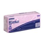 Wypall X50 Cleaning Cloths Absorbent Strong Non-woven Tear-resistant Red Ref 7444 [Pack 50] 4099197