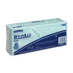 Wypall X50 Cleaning Cloths Absorbent Strong Non-woven Tear-resistant Green Ref 7442 [Pack 50] 4099204