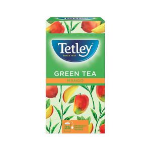 Tetley Individually Enveloped Tea Bags Green Tea with Mango  Passion