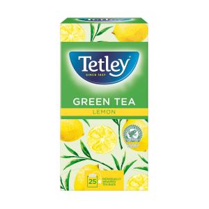 Image of Tetley Individually Enveloped Tea Bags Green Tea & Lemon Ref 1296