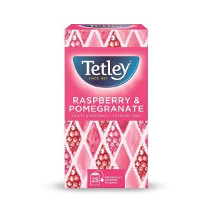 Tetley Individually Enveloped Tea Bags Raspberry & Pomegranate