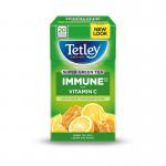 Tetley Super Green Tea IMMUNE Lemon Honey with Vitamin C Ref 4619A [Pack 20] 4099828