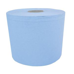 Maxima Centrefeed Roll 3 Ply 180mmx130m Blue Ref 1105186 Pack 6