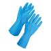 Supertouch Household Latex Gloves Large Blue Ref 13313 [Pair] 4102329