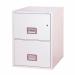 Phoenix Firefile Filing Cabinet Fire Resistant 2 Lockable Drawers 140Kg W525xD675xH720mm Ref FS2252K