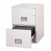 Phoenix Firefile Filing Cabinet Fire Resistant 2 Lockable Drawers 140Kg W525xD675xH720mm Ref FS2252K