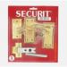 Securit Georgian Brass Internal Cylinder Lock Handle Pack 4550mm 410266