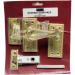Securit Georgian Brass Internal Cylinder Lock Handle Pack 4550mm 410266
