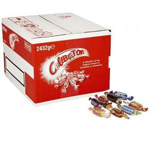 Image of Celebrations Chocolates Assorted Flavours 2432g Bulk Case Ref 611635