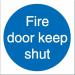 Stewart Superior Fire Door Keep Shut Sav Signs W100xH100 Self-adhesive Vinyl Ref M014SAV [Pack 5] 4105175