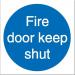 Stewart Superior Fire Door Keep Shut Sav Signs W100xH100 Self-adhesive Vinyl Ref M014SAV [Pack 5] 4105175