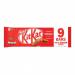 Nestle Kit Kat Bars Milk Chocolate 2 Fingers Ref 12339411 [Pack 9] 4105238