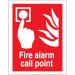 Stewart Superior Fire Alarm Call Point Sign W150xH200mm Self-adhesive Vinyl Ref FF073SAV 4106717