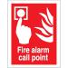 Stewart Superior Fire Alarm Call Point Sign W150xH200mm Self-adhesive Vinyl Ref FF073SAV 4106717