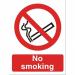 Stewart Superior No Smoking Sign W150xH200mm Self-adhesive Vinyl Ref P089SAV 4106890