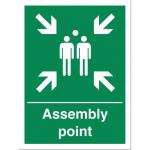 Stewart Superior Fire Assembly Point Sign W400xH600mm PVC Ref KS009PVC 4107063