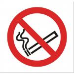 Stewart Superior No Smoking in Vehicle Sign 100x100mm Self-adhesive Clear Vinyl Ref SB012SAV 4107230