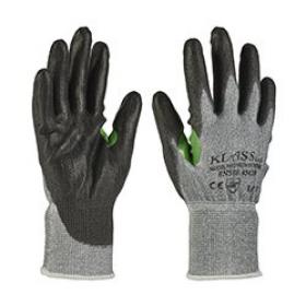 Click Kutstop Pu Coated Cut 5 Glove Black XL