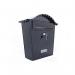 Burg-Wachter Black Classic Wall Mounted Galvanised Steel Lockable Weatherproof Post Box 411553