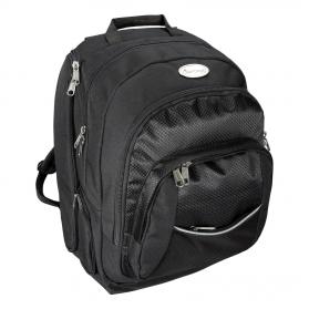Lightpak Advantage Backpack Nylon with Detachable Laptop Sleeve Capacity 17in Black Ref 46090 412322