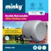Minky Retractable Duo Reel Washing Line, Grey, 2X15M 412585