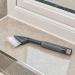 Addis Comfigrip GroutCleaning Brush In Graphite With Stiff Bristles 413369