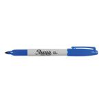 Sharpie Permanent Marker Fine Tip 0.9mm Blue Ref S0810950 [Pack 12] 413427