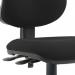 5 Star Office 2 Lever High Back Permanent Contact Operators Chair Black 480x450x490-590mm Ref OP000024
