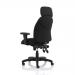 Trexus Energize Aviator Chair Black 540x450x490-590mm Ref 11199-01Black