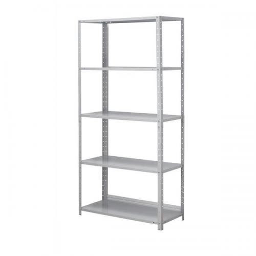 Cheap Stationery Supply of Influx Shelving Unit Bolted Midweight 5 Shelves Load 5x 70kg Grey SP414468 Office Statationery