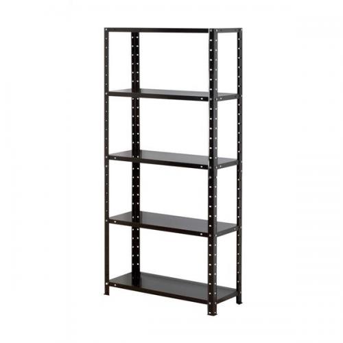 Cheap Stationery Supply of Influx Shelving Unit Boltless Mid Weight 5 Shelves Load 5x 75kg Black SP414484 Office Statationery