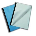 Durable Report Covers PVC Capacity 100 Sheets A3 Folds to A4 Clear [Pack 50] 415908