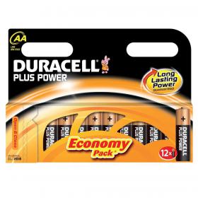 Duracell Plus Power Battery Alkaline 1.5V AA Ref 81275378 [Pack 12] 416113