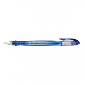 5 Star Office Grip Ball Pen Medium 1.0mm Tip 0.4mm Line Blue Pack of 20 423601