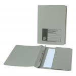 5 Star Office Flat Bar Pocket File Recycled Manilla 285gsm Capacity 200 Sheets Foolscap Green [Pack 25] 424534