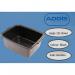 Addis Plastic BLACK Butler Large Rectangular Bowl 12.5 Litre 430298