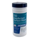 Robinson Young Caterpack Antibacterial Surface Wipes Medium 200x200mm Ref 30006 [150 Wipes] 43058X