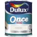 Dulux Once Gloss Paint For Wood & Metal - Pure Brilliant White 750ml 432179