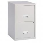 Filing Cabinet Steel 2 Drawer A4 400x400x660mm Ref 95000 433684