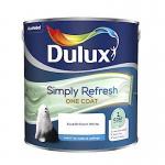 Dulux Simply Refresh Matt Emulsion Paint - Pure Brilliant White - 2.5L, 5382928 440008