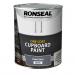 Ronseal One Coat Cupboard Paint Cobalt Grey Gloss 1 x 750ml 442756