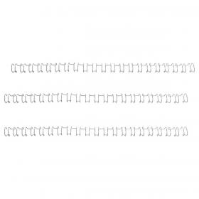 GBC Binding Wire Elements 21 Loop 70 Sheets 8mm for A4 Silver Ref IB160639 Pack of 100 445508