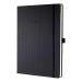 Sigel Conceptum Notebook Hard Cover 80gsm Ruled and Numbered 194pp PEFC A4 Black Ref CO112