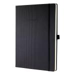 Sigel Conceptum Notebook Hard Cover 80gsm Ruled and Numbered 194pp PEFC A5 Black Ref CO122 449653