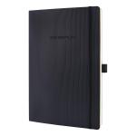 Sigel Conceptum Notebook Soft Cover 80gsm Ruled and Numbered 194pp PEFCA4 Black Ref CO311 449661